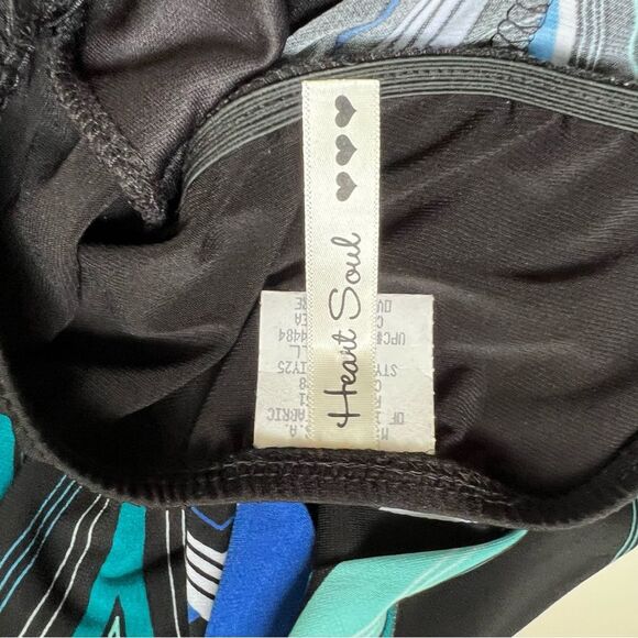 Y2K Vintage Halter Maxi Dress Peacock Size XS Whimsigoth Heart Soul - Picture 7 of 11